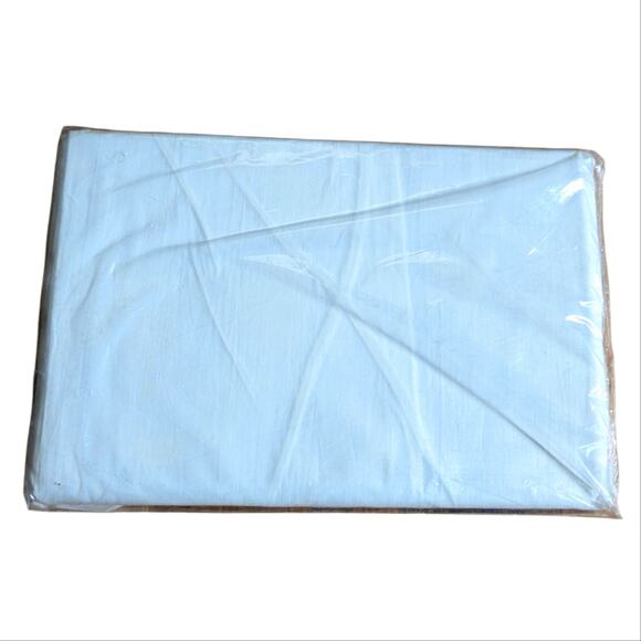 Vintage Stevens One Fine Combed Percale Delta Finish 72x108 Twin Bed Sheet NOS - Picture 2 of 5